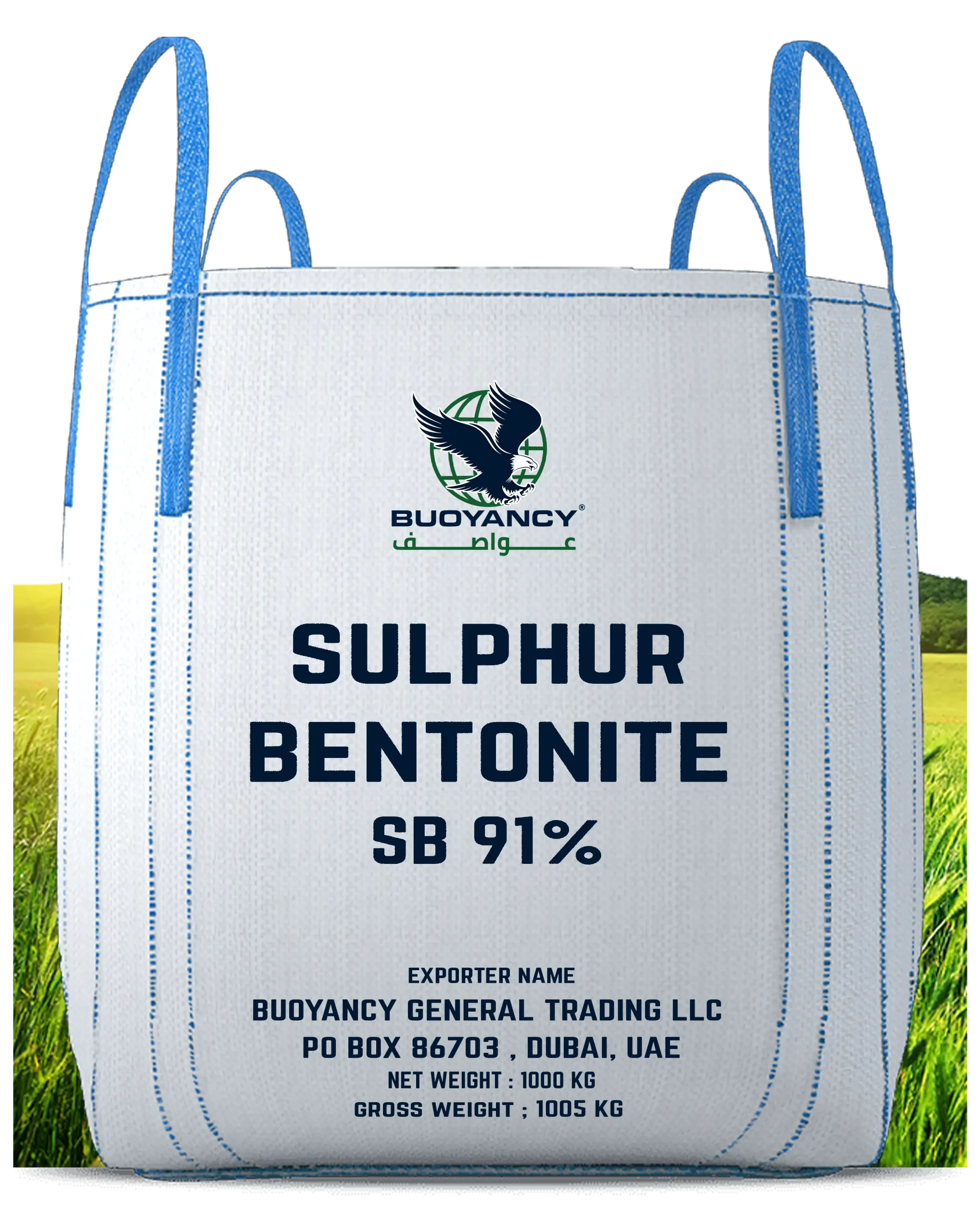 sulphur bentonite 91%